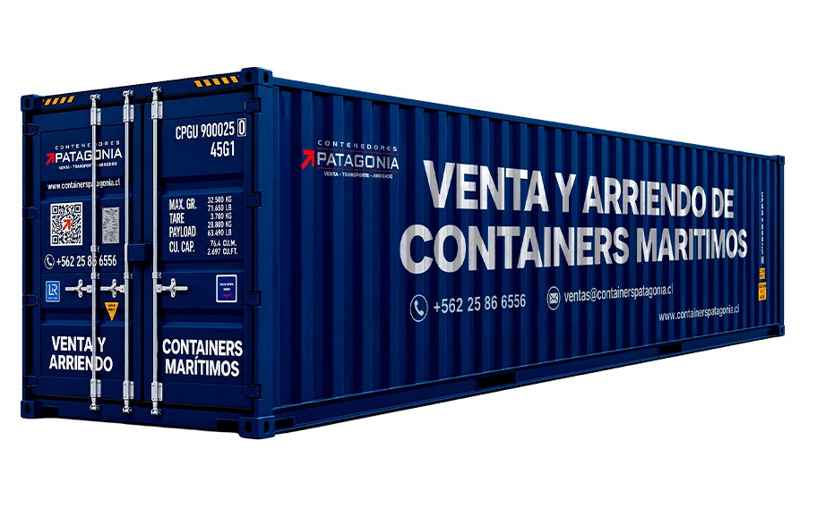 Contenedor marítimo de 40 pies High Cube Nuevo, prácticamente sin uso